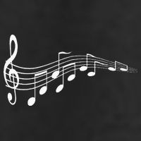 Musical Notes Music Dad Text In Treble Clef Beanie