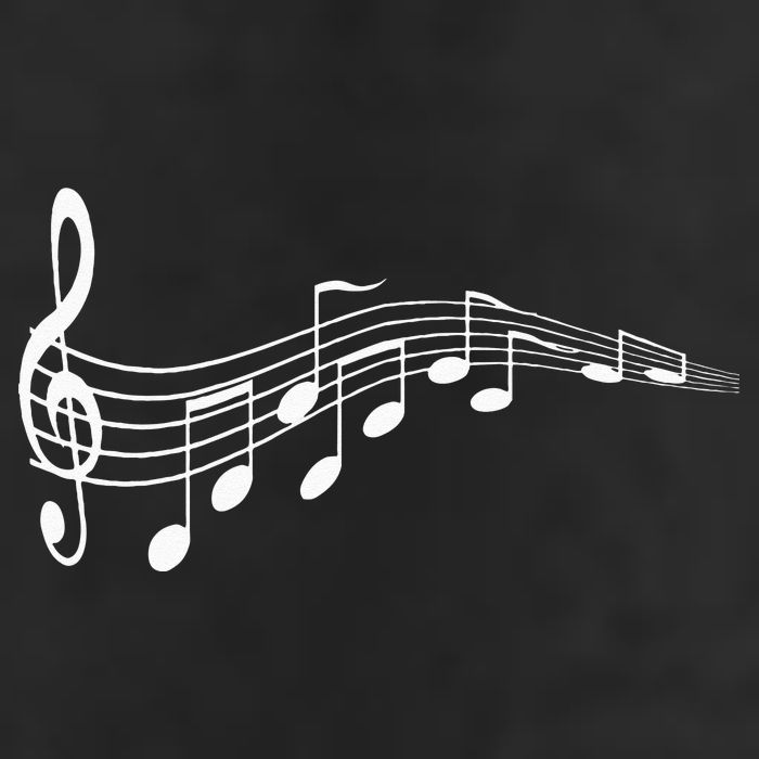 Musical Notes Music Dad Text In Treble Clef Beanie