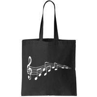 Musical Notes Music Dad Text In Treble Clef Bag