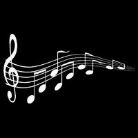 Musical Notes Music Dad Text In Treble Clef Bag