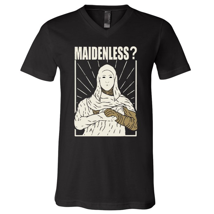 Maidenless No Maidens V-Neck T-Shirt