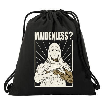 Maidenless No Maidens Drawstring Bag