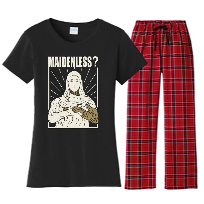 Maidenless No Maidens Women's Flannel Pajama Set