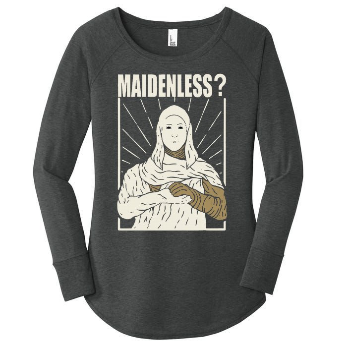 Maidenless No Maidens Women's Perfect Tri Tunic Long Sleeve Shirt