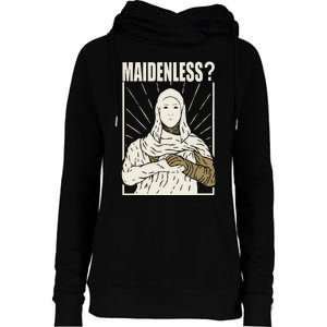 Maidenless No Maidens Womens Funnel Neck Pullover Hood