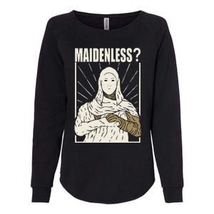 Maidenless No Maidens Womens California Wash Sweatshirt