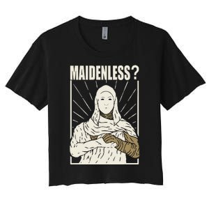 Maidenless No Maidens Women's Crop Top Tee