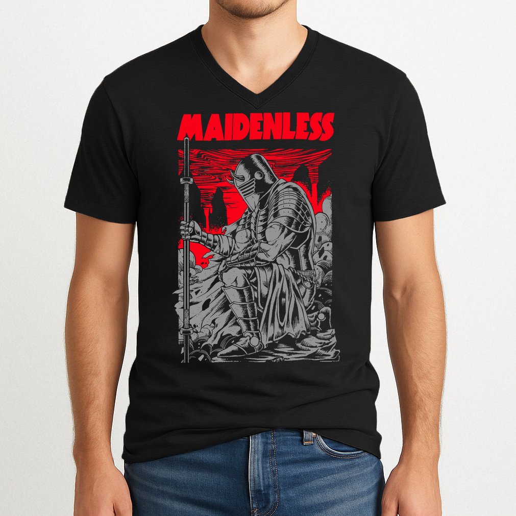 Maidenless | No Maidens V-Neck T-Shirt
