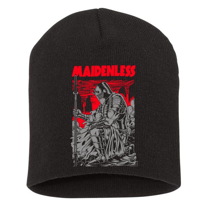 Maidenless | No Maidens Short Acrylic Beanie