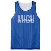 Micu Nurse Medical Intensive Care Unit Nurse Rn Nurse Gift Mesh Reversible Basketball Jersey Tank