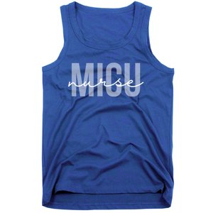 Micu Nurse Medical Intensive Care Unit Nurse Rn Nurse Gift Tank Top