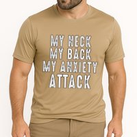 My Neck My Back My Anxiety Attack Cooling Performance Crew T-Shirt