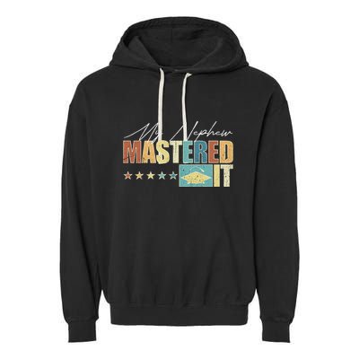 My Nephew Mastered It Class Of 2024 Vintage Masters Garment-Dyed Fleece Hoodie