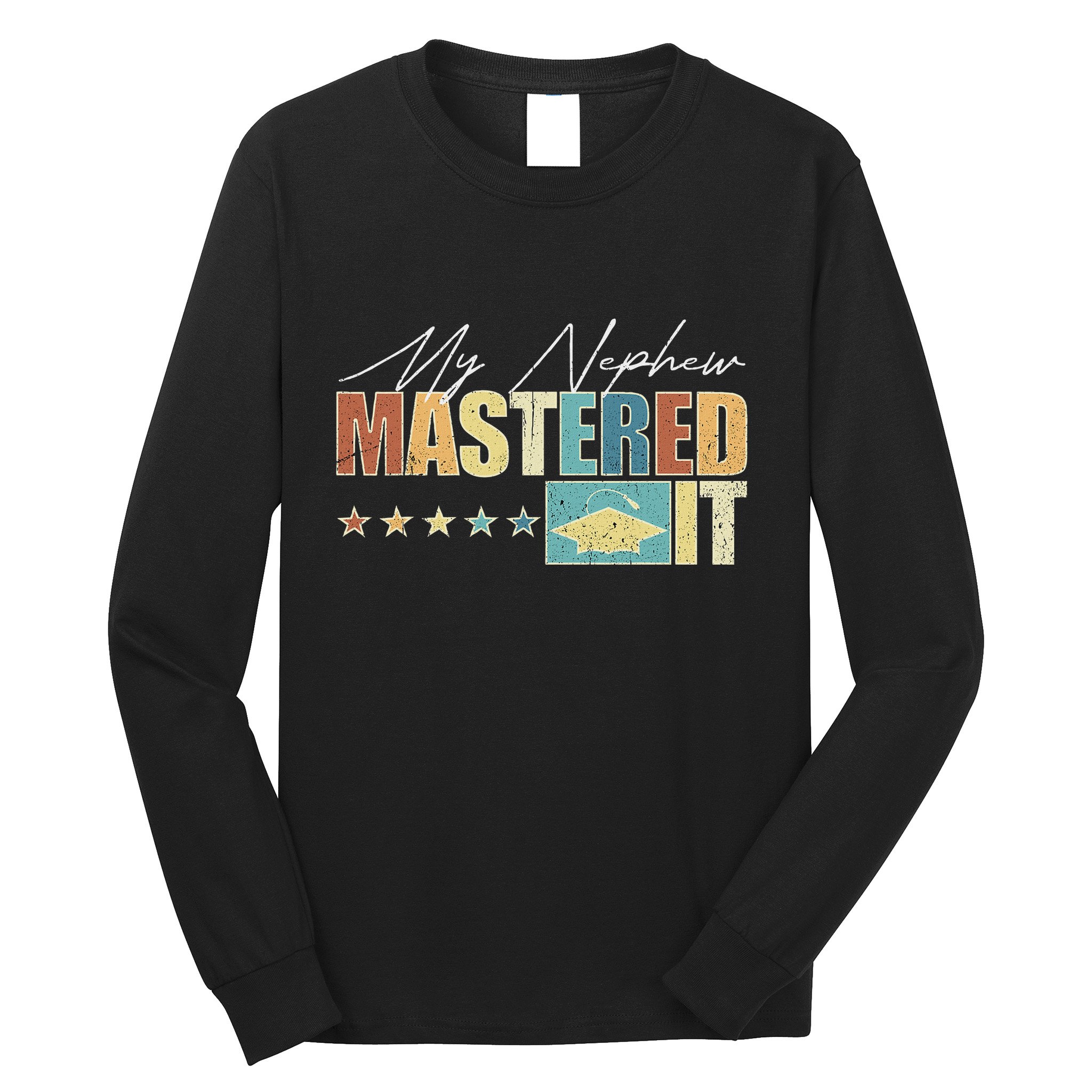 My Nephew Mastered It Class Of 2024 Vintage Masters Long Sleeve Shirt