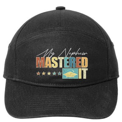 My Nephew Mastered It Class Of 2024 Vintage Masters 7-Panel Snapback Hat