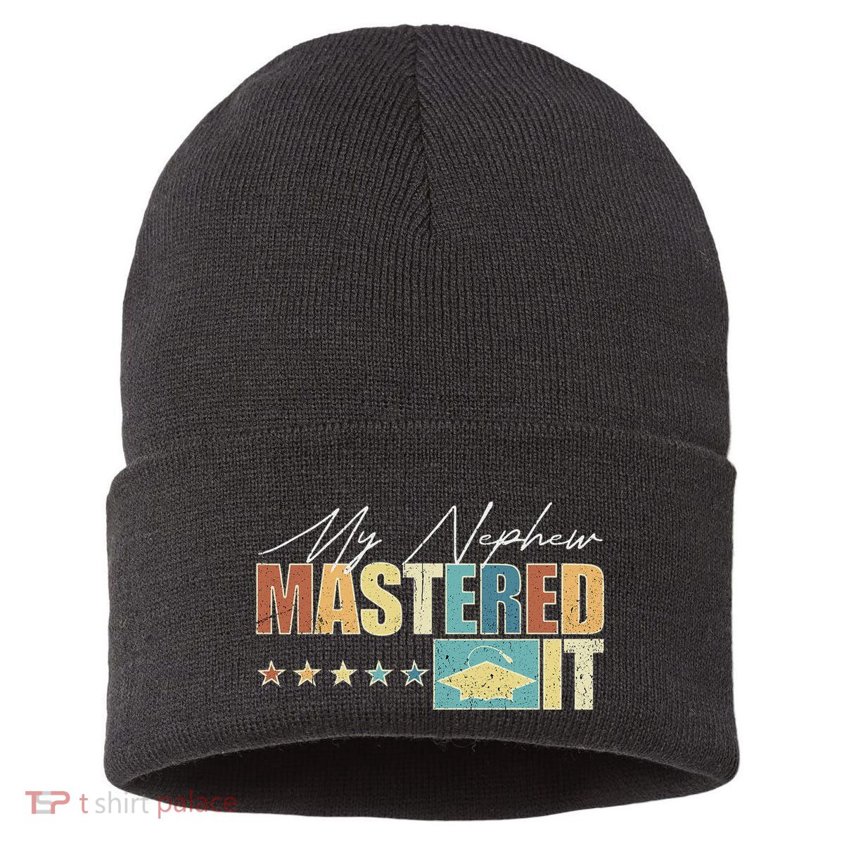 My Nephew Mastered It Class Of 2024 Vintage Masters Sustainable Knit Beanie