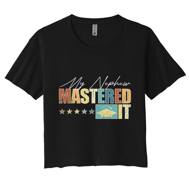 My Nephew Mastered It Class Of 2024 Vintage Masters Crop Top