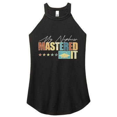 My Nephew Mastered It Class Of 2024 Vintage Masters Women's Perfect Tri Rocker Tank