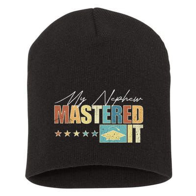 My Nephew Mastered It Class Of 2024 Vintage Masters Short Acrylic Beanie