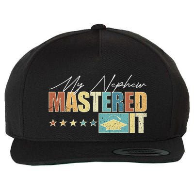 My Nephew Mastered It Class Of 2024 Vintage Masters Wool Snapback Cap