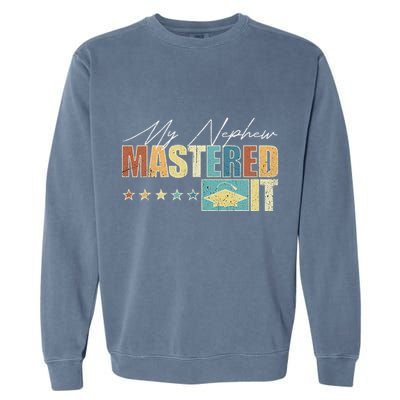 My Nephew Mastered It Class Of 2024 Vintage Masters Garment-Dyed Sweatshirt