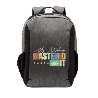 My Nephew Mastered It Class Of 2024 Vintage Masters Vector Backpack
