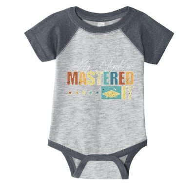 My Nephew Mastered It Class Of 2024 Vintage Masters Infant Baby Jersey Bodysuit