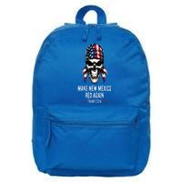 Make New Mexico Red Again Skull Republican Trump 2024 16 in Basic Backpack