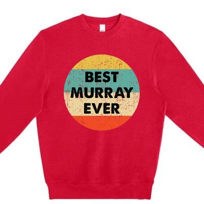 Murray Name Premium Crewneck Sweatshirt