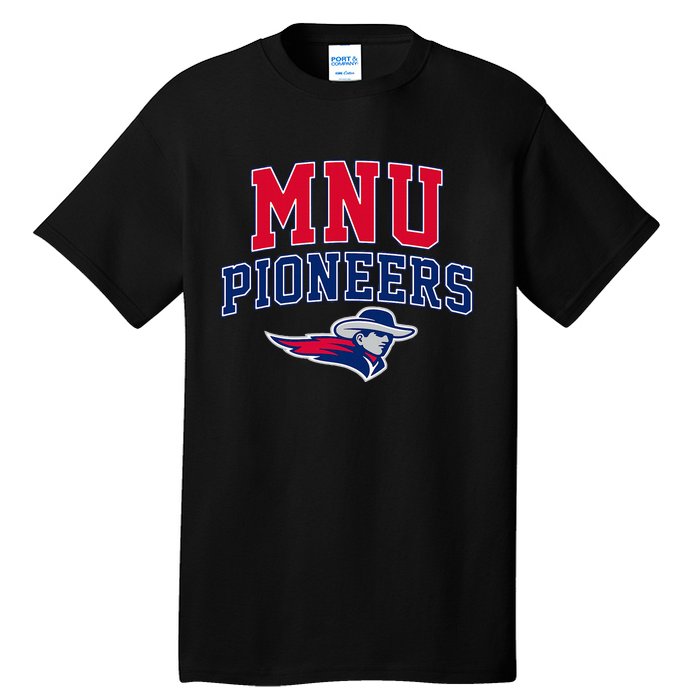 Midamerica Nazarene Mnu Pioneers Arch Vintage Tall T-Shirt