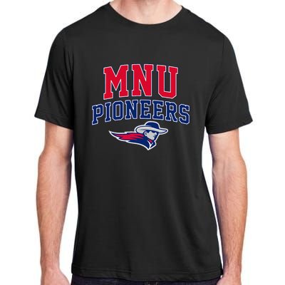 Midamerica Nazarene Mnu Pioneers Arch Vintage Adult ChromaSoft Performance T-Shirt