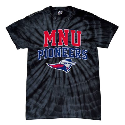 Midamerica Nazarene Mnu Pioneers Arch Vintage Tie-Dye T-Shirt