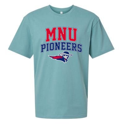 Midamerica Nazarene Mnu Pioneers Arch Vintage Sueded Cloud Jersey T-Shirt