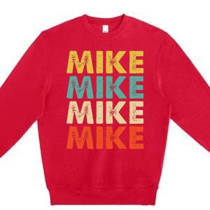 Mike Name Premium Crewneck Sweatshirt