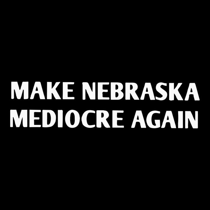 Make Nebraska Mediocre Again Youth Performance Sprint T-Shirt