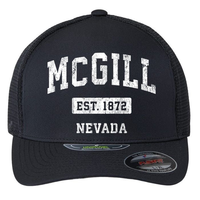 Mcgill Nevada Nv Vintage Sports Established Flexfit Unipanel Trucker Cap