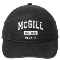 Mcgill Nevada Nv Vintage Sports Established 7-Panel Snapback Hat