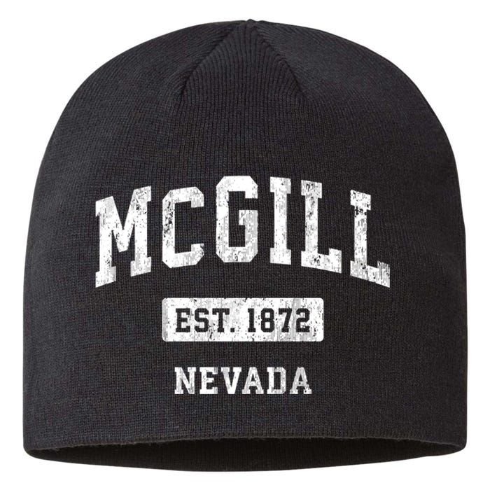 Mcgill Nevada Nv Vintage Sports Established Sustainable Beanie