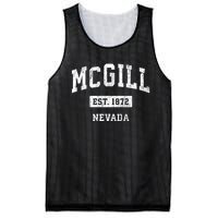 Mcgill Nevada Nv Vintage Sports Established Mesh Reversible Basketball Jersey Tank