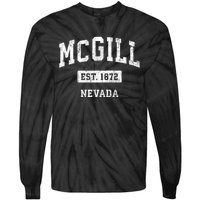 Mcgill Nevada Nv Vintage Sports Established Tie-Dye Long Sleeve Shirt