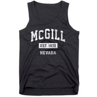 Mcgill Nevada Nv Vintage Sports Established Tank Top