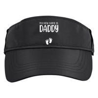 My New Name Is Daddy Happy Father Day Pregnancy Announcement Adult Drive Performance Visor
