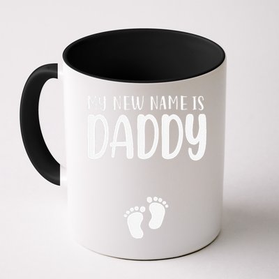 My New Name Is Daddy Happy Father Day Pregnancy Announcement Mug