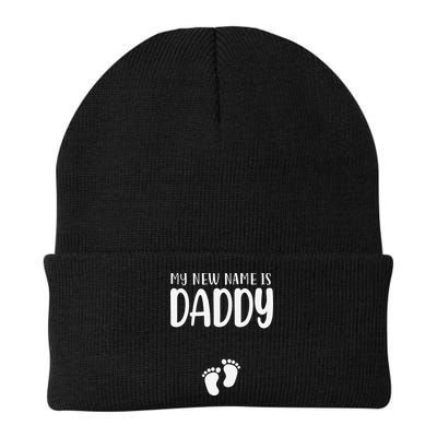 My New Name Is Daddy Happy Father Day Pregnancy Announcement Beanie