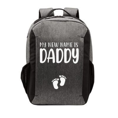 My New Name Is Daddy Happy Father Day Pregnancy Announcement Vector Backpack