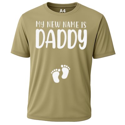 My New Name Is Daddy Happy Father Day Pregnancy Announcement Performance Shirt
