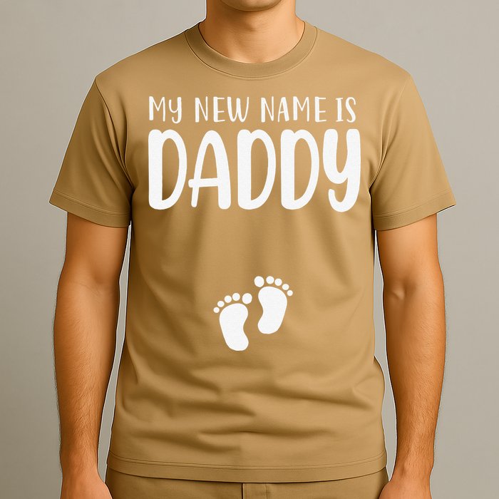 My New Name Is Daddy Happy Father Day Pregnancy Announcement T-Shirt