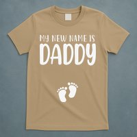 My New Name Is Daddy Happy Father Day Pregnancy Announcement T-Shirt