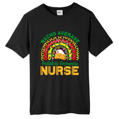 Mexican Nurse Nacho Average Pediatric Emergency Nurse Cool Gift Tall Fusion ChromaSoft Performance T-Shirt