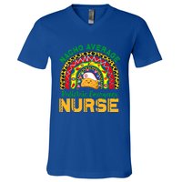 Mexican Nurse Nacho Average Pediatric Emergency Nurse Cool Gift V-Neck T-Shirt